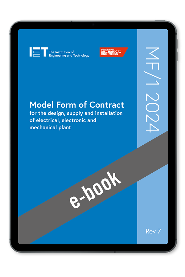Model Form of Contract MF/1 (Revision 7) - e-book