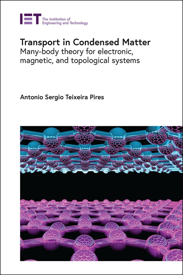 Transport in Condensed Matter: Many-body theory for electronic, magnetic, and topological systems