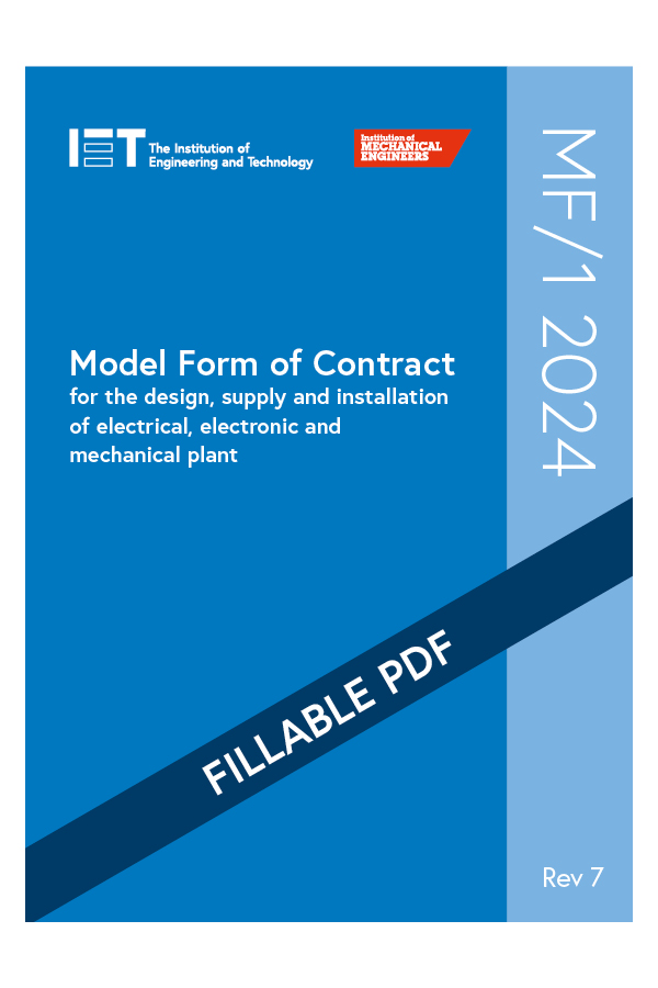 Model Form Of Contract MF/1 2024 (Revision 7) - downloadable PDF version