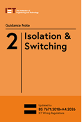 Guidance Note 2: Isolation & Switching, 10th Edition
